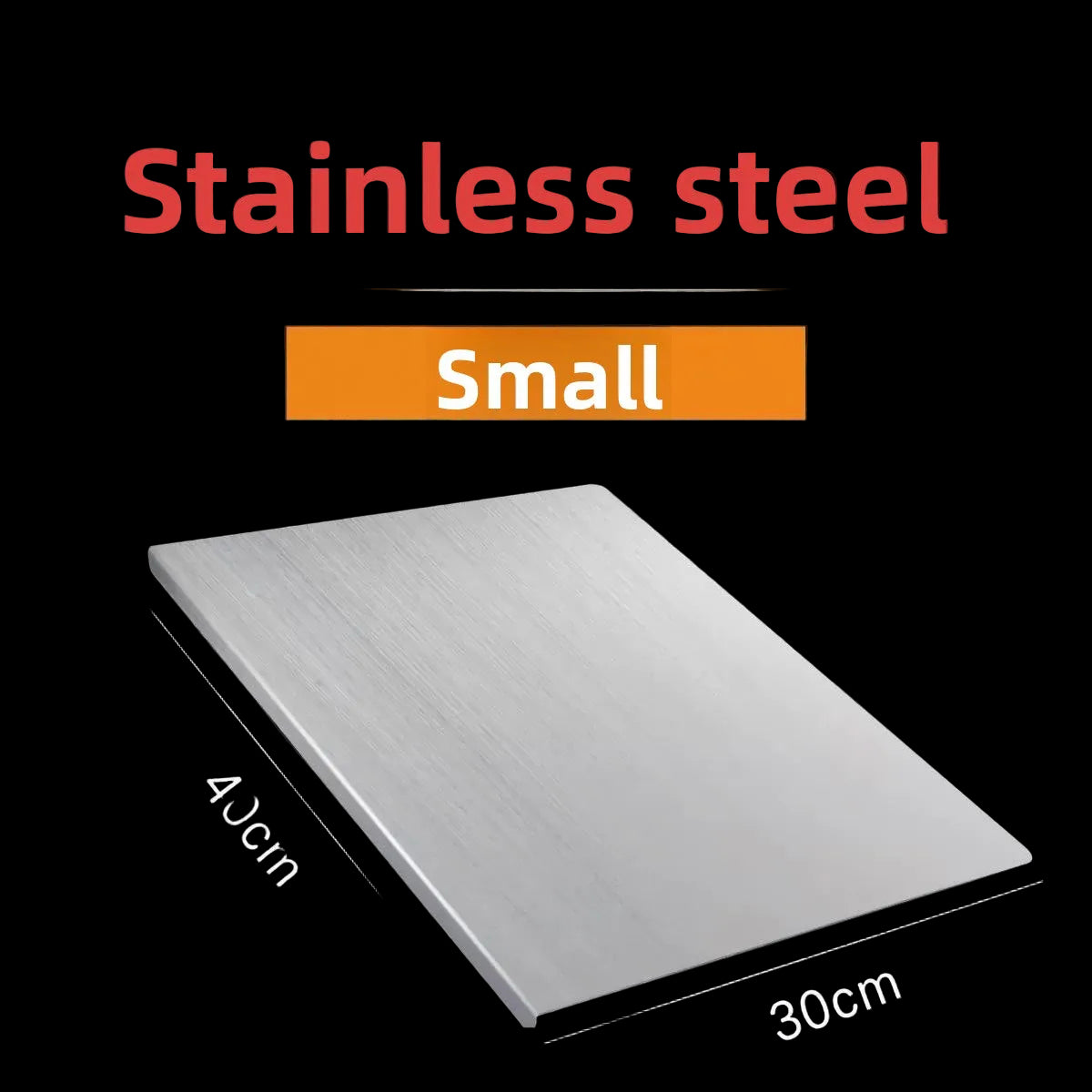 Stainless steel cutting board